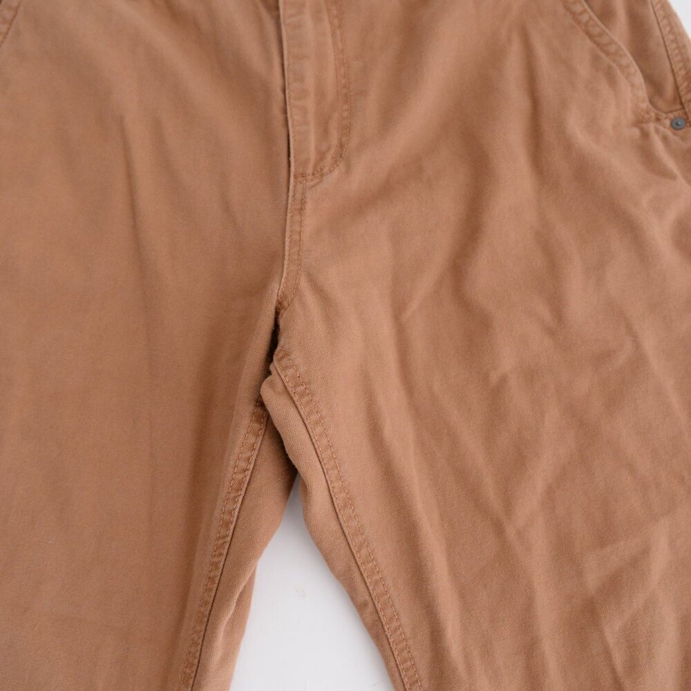 32 Degrees Heat Tan Heavyweight Cotton Lined Carpenter Dungarees Pants 38X32 - Picture 7 of 14